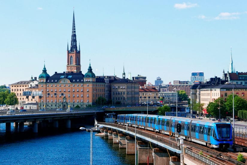 Citytrip Stockholm - Uitzicht op de Riddarholmskyrkan