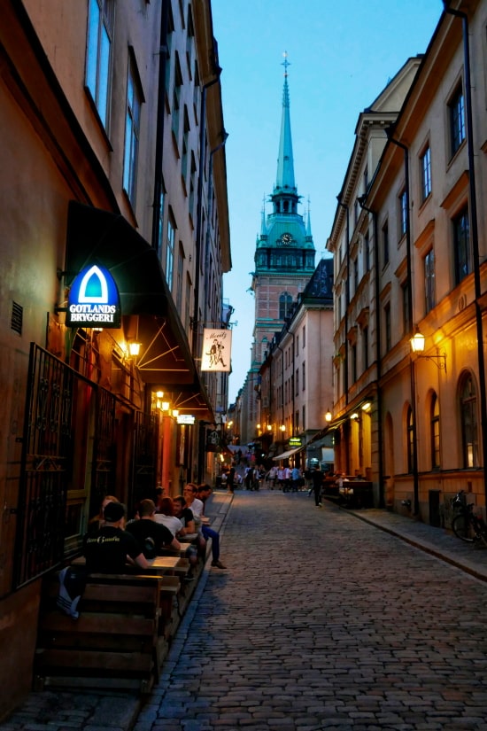 Citytrip Stockholm - gezellig steegje
