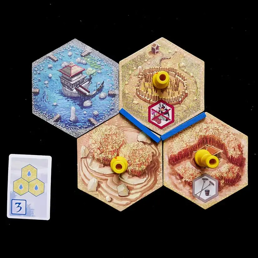 Board Game Review - Takenoko Review - Perceelverbetering - door AGMJ