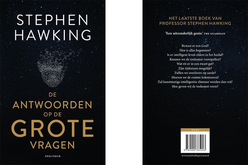 De antwoorden op de grote vragen - Stephen Hawking - Boekentips - Boekenbeurs 2018 - door Laurens M - via AGMJ