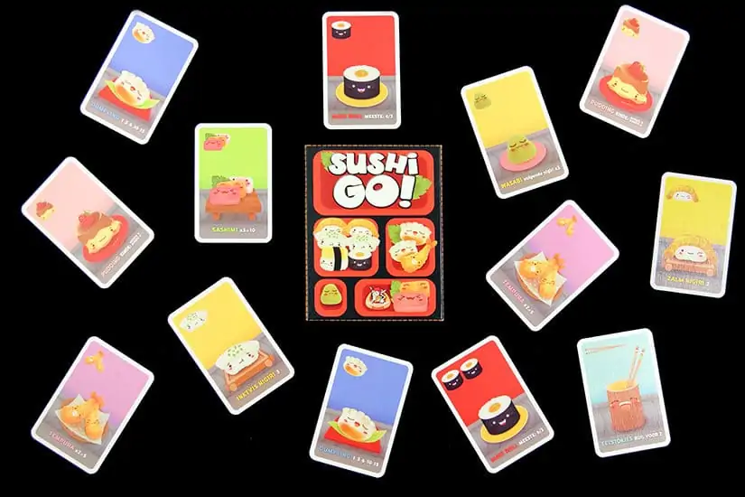Kaartspel review - Sushi Go - card game review - maak sushicombo's als een pro - door Laurens M - via AGMJ - 7 - S