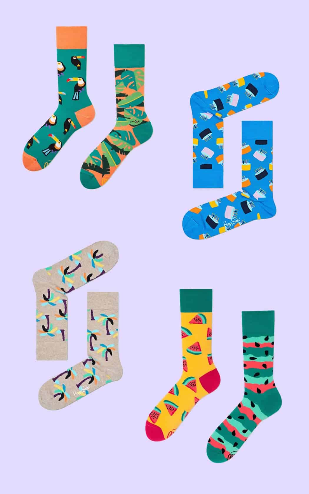 Leuke sokken - 5 x inspiratie voor toffe sokken - Food fauna flora - door Laurens M - via AGMJ.be