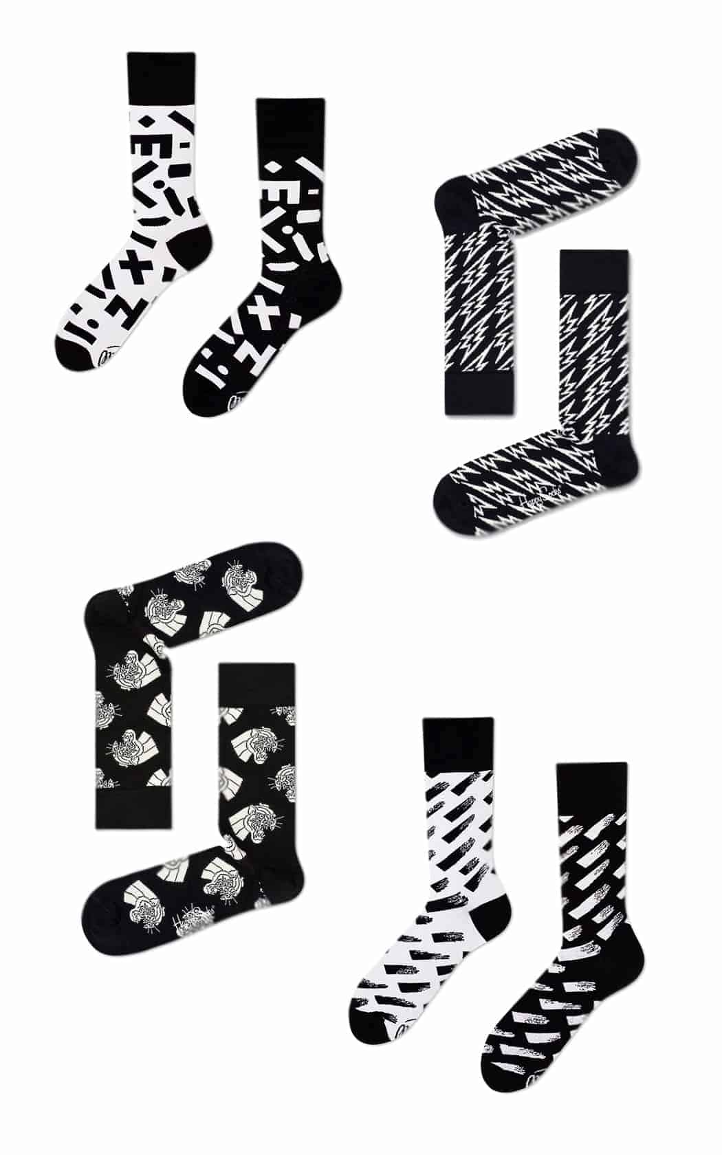 Leuke sokken - 5 x inspiratie voor toffe sokken - Zwart-witte sokken - door Laurens M - via AGMJ.be