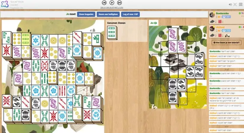 Mahjong Tower - Denk spelletjes - Elk spel
