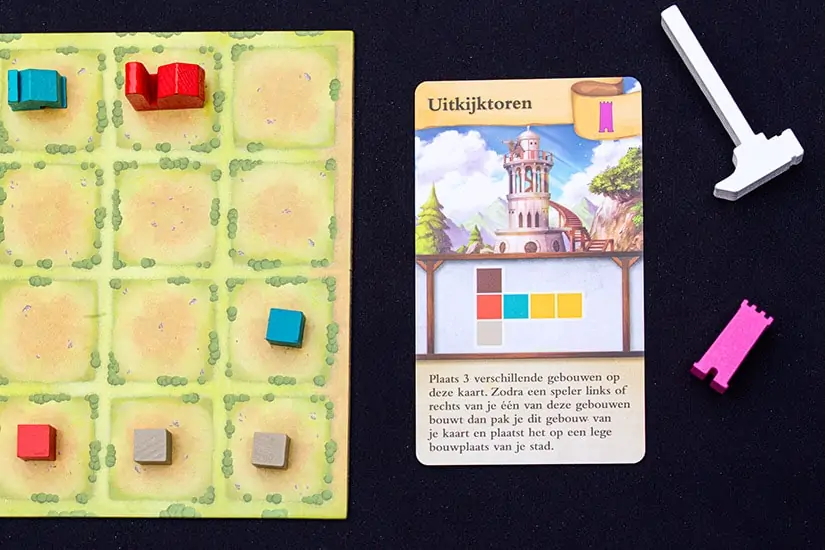 Tiny Towns Spel - Board game review - door Laurens M - AGMJ - 6