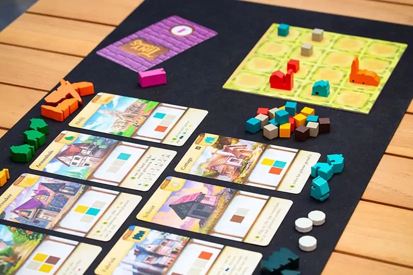 Tiny Towns Spel - Board game review - door Laurens M - AGMJ - 7
