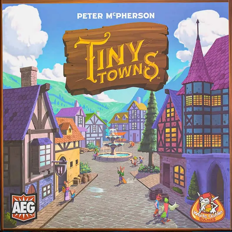 Tiny Towns Spel - Board game review - door Laurens M - AGMJ