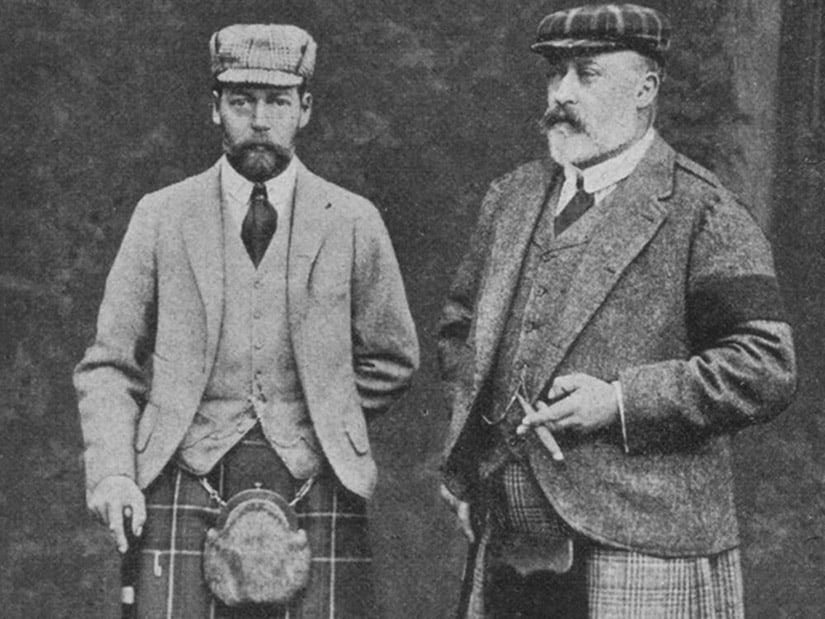 Prins George en Edward VII