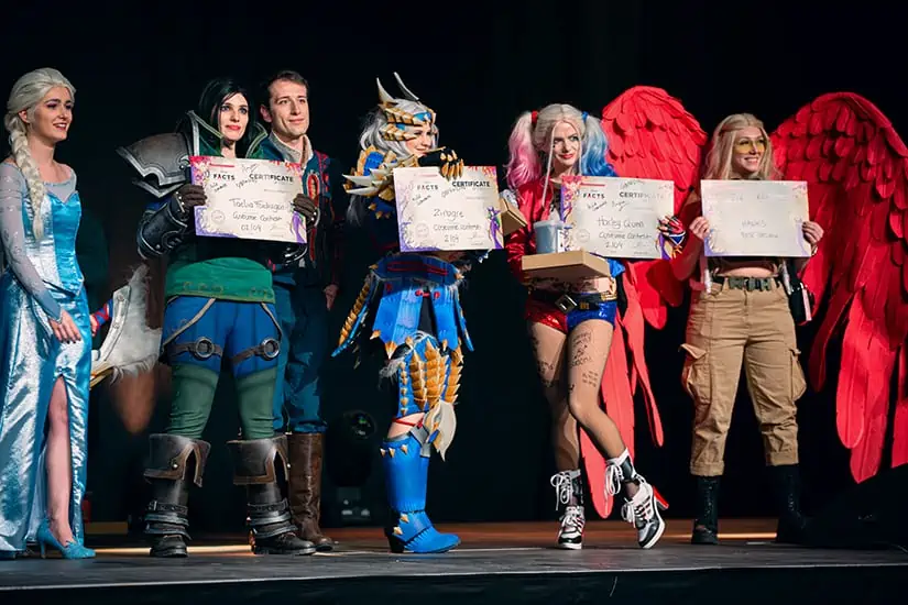 Cosplay contest at FACTS 2022 - via AGMJ.be